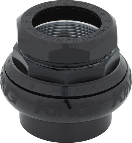 Chris King GripNut Sotto Voce EC30/25.4 - EC30/26 Threaded Headset - black/1"/EC30/25,4 - EC30/26