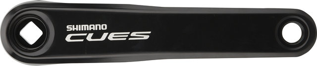 Shimano CUES Kurbelgarnitur FC-U4000-2 Vierkant mit Kettenschutzring - schwarz/175,0 mm