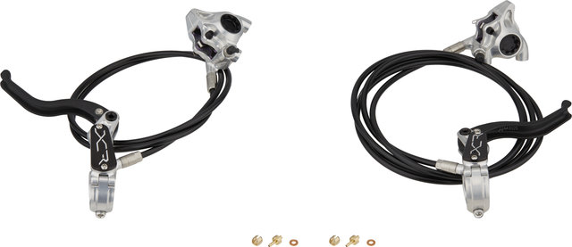 Hope XCR PRO X2 Flat Mount Front+Rear Disc Brake Set - silver/Set/left/right (side-specific)