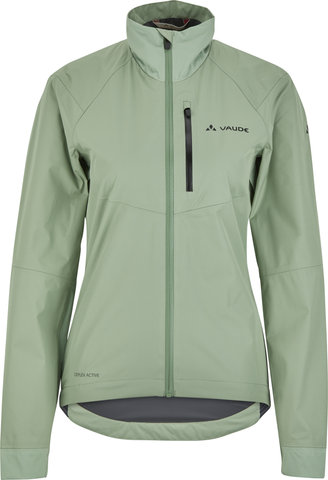 VAUDE Womens Kuro Rain Jacket - willow green/36/XS