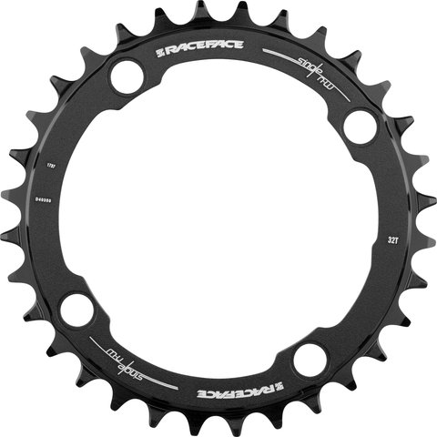 Race Face Narrow Wide Chainring, 4-arm, 104 mm BCD, 10-/11-/12-speed - black/32 tooth