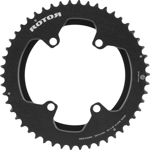 Rotor Kettenblatt Road, 4-Arm, noQ, 110 mm Lochkreis 11-/12-fach - schwarz/50 Z