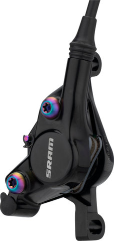 SRAM Level Ultimate Carbon Disc Brake - black anodized-rainbow/Rear wheel/Flip-Flop (non-side-specific)