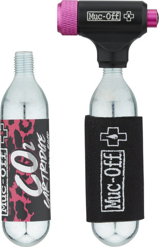 Muc-Off Inflador de carretera CO2 Bomba + 2 x Cartucho de CO2 - universal