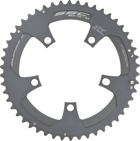 Miche Super 11 SSC Chainring, 5-arm, 110 mm Bolt Circle Diameter - black/50 