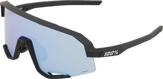 100% Slendale Hiper Sportbrille - matte black/hiper blue multilayer mirror