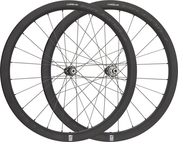 Fulcrum Speed 42 Center Lock Disc Carbon Wheelset - black/Non Boost/Non Boost/142 mm/100 mm/28"/Campagnolo N3W/100 mm/Campagnolo N3W/100 mm/142 mm