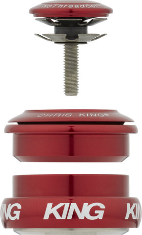 Chris King InSet i8 ZS44/28.6 - EC44/33 GripLock Headset - red/1 1/8" - 1 1/4" tapered/ZS44/28,6 - EC44/33