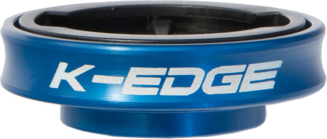 K-EDGE Gravity Cap Stem Mount for Garmin Edge - blue