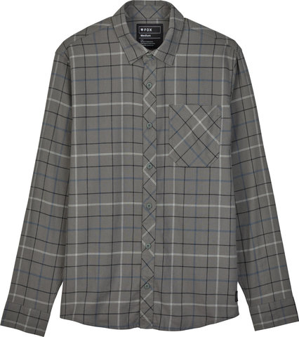 Fox Head Survivalist Stretch Flannel Shirt - dark stone/M