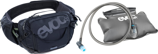 evoc Hip Pack Pro 3 Waist Bag + 1.5 L Hydration Bladder - black/3000 ml