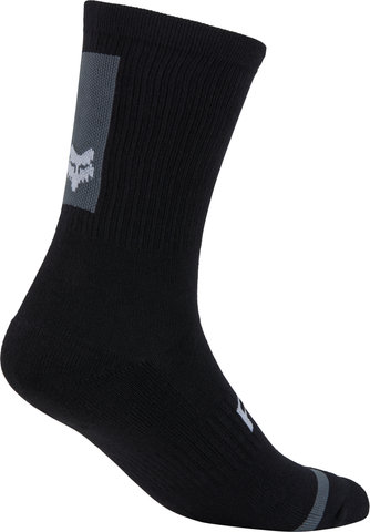 Fox Head Chaussettes 8" Defend Modèle 2024 - black/39 - 43