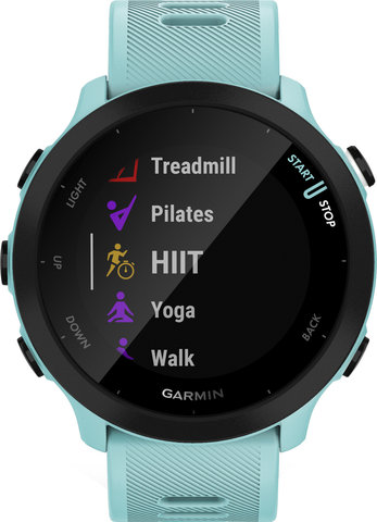 Garmin Forerunner 55 GPS Smartwatch - turquoise blue-black