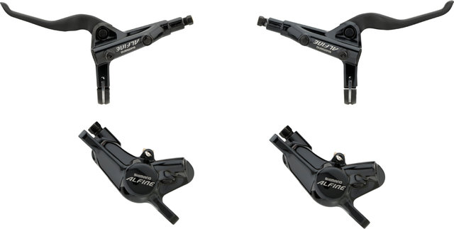 Shimano Set de frenos de disco Alfine d+t BR-S7000 J-Kit - negro/Set/left/right (side-specific)