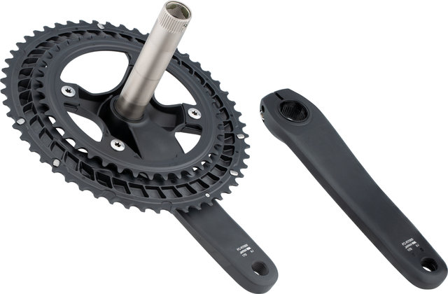 Shimano 105 FC-R7000 Hollowtech II Crankset - silky black/170.0 mm 39-53