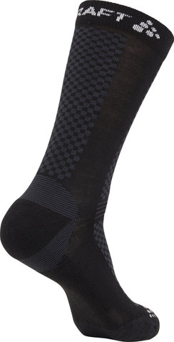 Craft Warm Mid Socks - 2 Pack - black-white/40-42