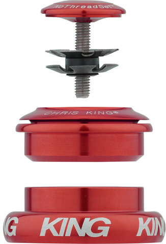 Chris King InSet i7 ZS44/28.6 - EC44/40 Mixed Tapered GripLock Headset - red/1 1/8"/ZS44/28,6 - EC44/40