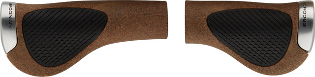 Ergon GP1 Evo Single Twistshift Handlebar Grips for Twist Shifters One-Sided - brown-black