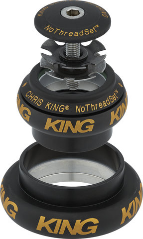 Chris King NoThreadSet EC34/28,6 - EC44/40 GripLock Steuersatz - two tone-black-gold/EC34/28,6 - EC44/40