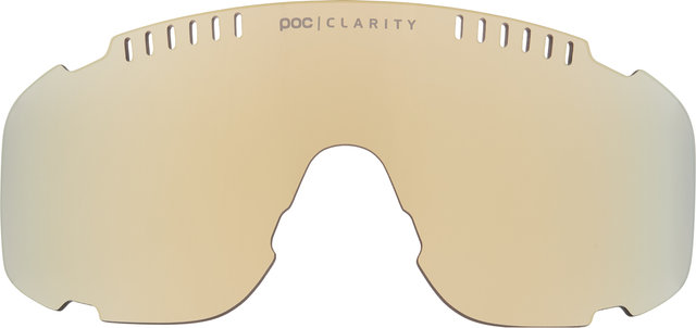 POC Ersatzglas für Devour Sportbrille Modell 2024 - clarity road-partly sunny gold/clarity road-partly sunny gold