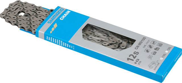 Shimano Dura-Ace Cassette CS-R9200 + Chain CN-M9100 12-speed Set - silver/116/11-30/Shimano Road 12-speed