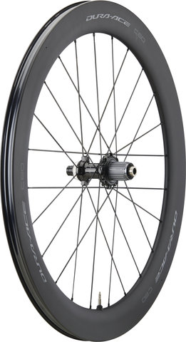 Shimano WH-R9270-C60-HR-TL Dura-Ace Center Lock Disc Carbon Wheelset+Bags - black/Non Boost/Non Boost/142 mm/100 mm/28"/Shimano Road 12-speed/100 mm/Shimano Road 12-speed/100 mm/142 mm