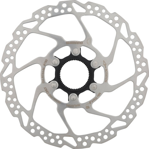 Shimano SM-RT54 Center Lock Brake Rotor w/ External Teeth - silver/180 mm