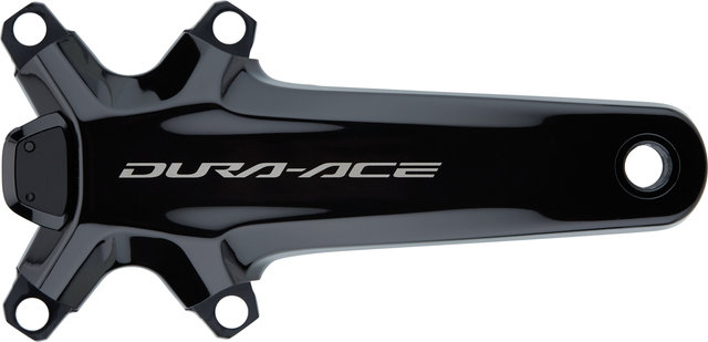 Shimano Dura-Ace Powermeter Kurbel FC-R9200-P Hollowtech II ohne Kettenblätter - schwarz/160,0 mm