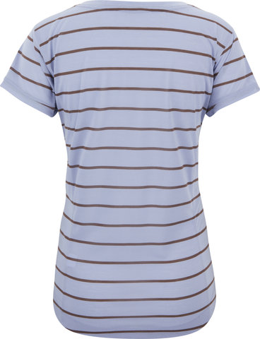 Patagonia Capilene Cool Trail Henley Women's T-Shirt - furrow stripe-light current blue/M