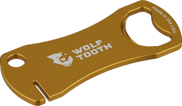 Wolf Tooth Components Flaschenöffner - gold