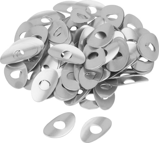 Sapim Large Oval Nipple Washers - 100 pcs. - universal/universal