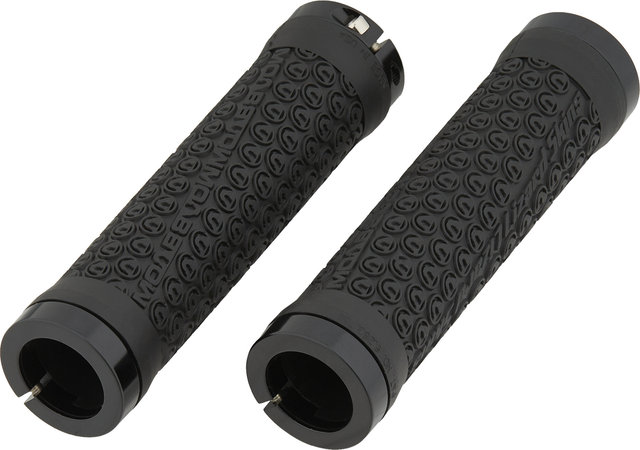 Lizard Skins Moab Lock On Handlebar Grips - black / black/130 mm