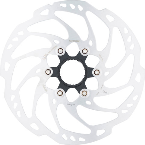 Shimano SM-RT70 Center Lock Brake Rotor for SLX w/ Internal Teeth - silver/203 mm