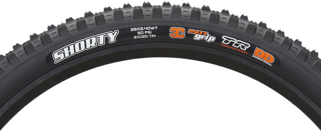 Maxxis Shorty 3C MaxxGrip DD WT TR 29" Faltreifen - schwarz/29 "/61 mm/61-622/2.4 "