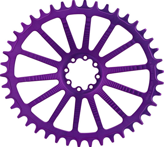 Garbaruk Oval Chainring AXS Road/CX SRAM Direct Mount 8-Hole Single Speed - violet/42 