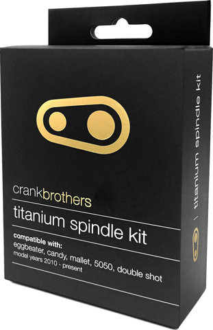 crankbrothers Pedal Axle Kit w/ Titanium Axle - universal