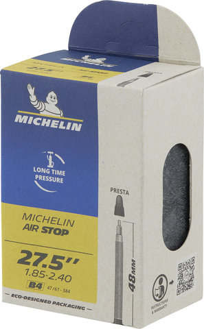 Michelin Cámara de aire B4 Airstop para 27,5" - universal/47-584 a 61-584/Válvula Presta (SV)/27,5 x 1,85-2,4 SV 48 mm/48 