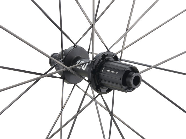 DT Swiss ERC 1100 DICUT 35 Carbon Disc Center Lock 27,5" Laufradsatz - schwarz/Shimano Road/142 mm/100 mm/27,5" (650B)/100 mm/Shimano Road/100 mm/142 mm/Non Boost/Non Boost