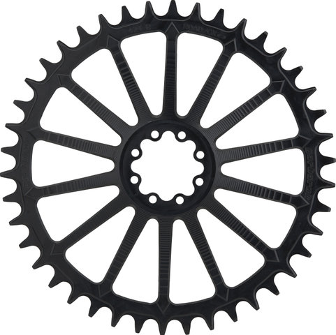 Garbaruk Round Chainring AXS Road/CX SRAM Direct Mount 8-Bolt Single - black/42 