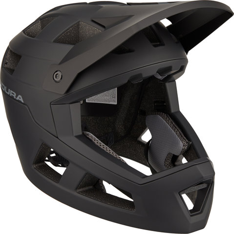 Endura Casco SingleTrack Full Face MIPS - black/55 - 59 cm