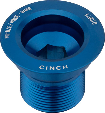 Race Face Left Crank Bolt for Cinch Crankset - gloss blue