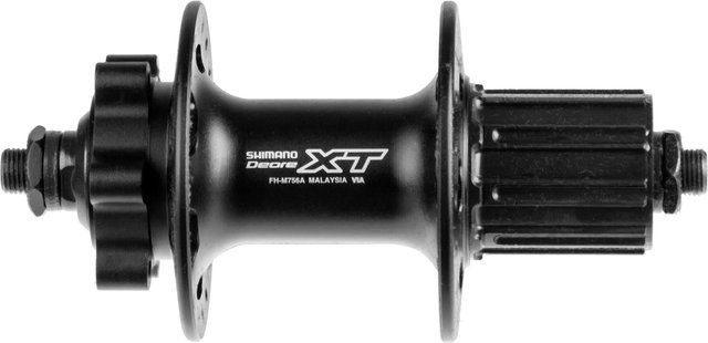 Shimano Buje RT XT FH-M756A Disc 6-Agujeros para eje de liberación rápida - negro/36/Shimano MTB/Shimano MTB