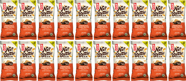 CLIF Bar Nut Butter Bar - 20 Pack - chocolate & peanut butter