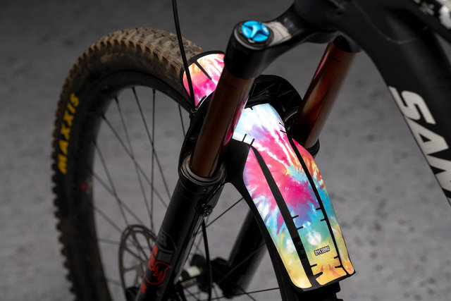 DYEDBRO Decal Kit für Fox Racing Shox 36 / 38 Mudguard XL - tie dye