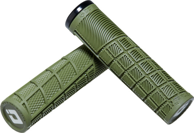 ODI Puños Reflex XL v2.1 Lock-On - army green/135 mm