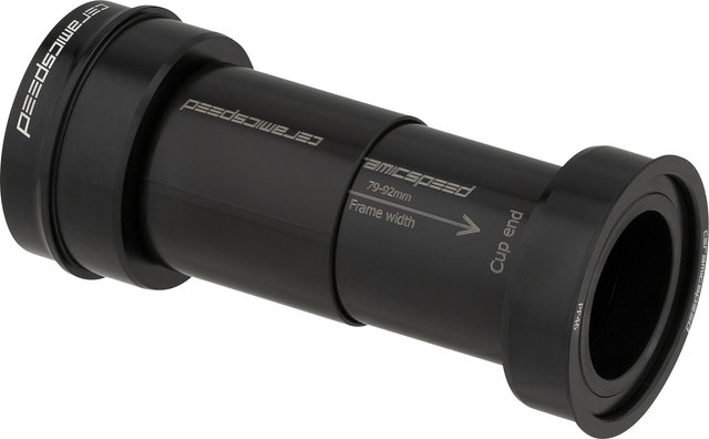 CeramicSpeed BBRight SRAM DUB Road Coated Bottom Bracket, 46 x 79 mm - black/BBright