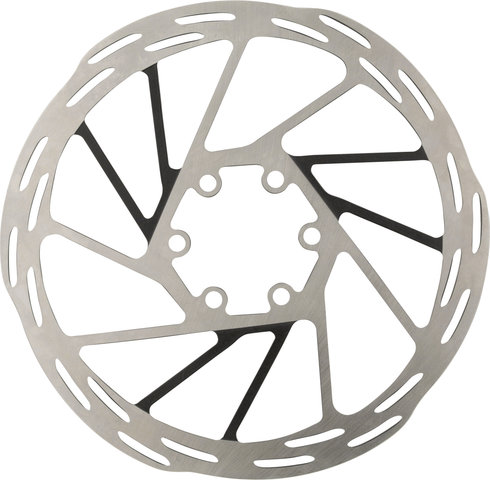 SRAM Paceline Rounded 6-bolt Brake Rotor - black-silver/160 mm