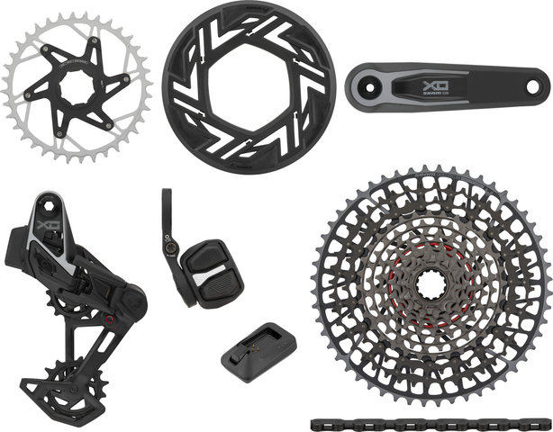 SRAM X0 Eagle Transmission AXS 1x12-speed E-MTB Groupset for Brose - black/SRAM XD/10-52/SRAM XD/160,0 mm/none/without