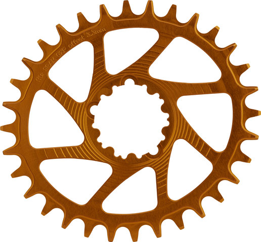 Garbaruk Oval Chainring GXP/DUB Boost Direct Mount Single Speed - orange/32 