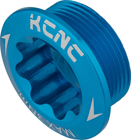 KCNC Left Crank Bolt for Shimano - blue/Shimano